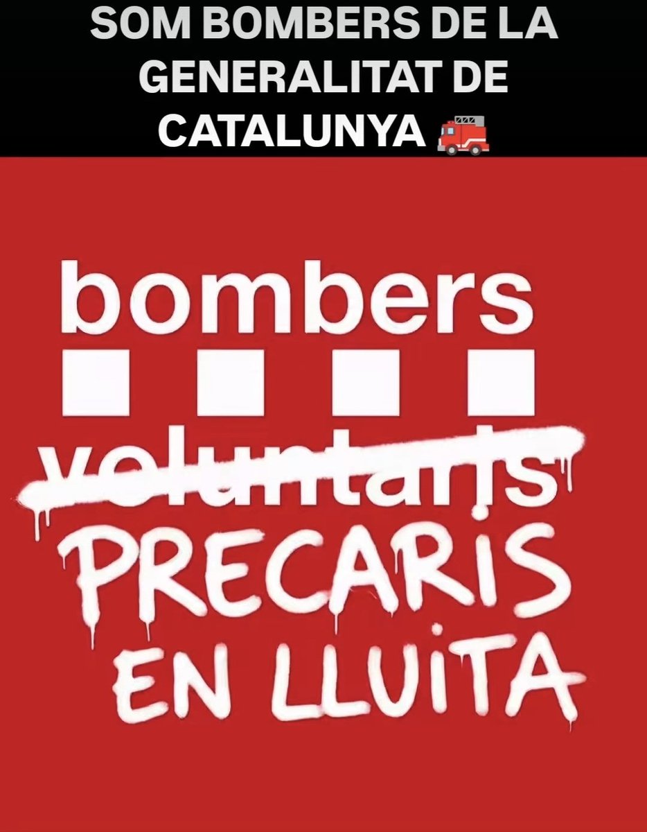CodiZulu's tweet photo. Primer van dir "Model mixt"
Després "Model hibrid "
Méstard "Grup de veïns "
Ara "Voluntariat civil"...
DONCS NO!
El model mixt es basa en la complementarietat entre Bombers funcionaris i Bombers voluntaris. https://t.co/CQnz27KdnL