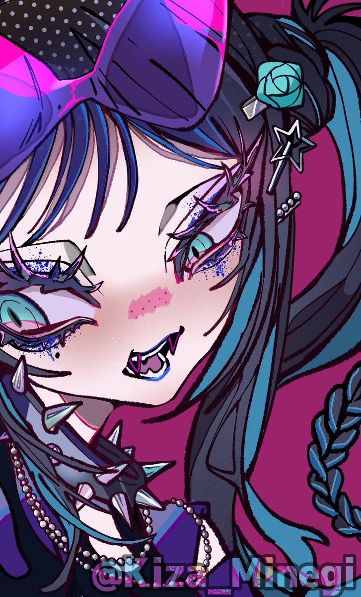 Kiza_Minegi's tweet photo. DND feat. KUROMI👾💕
#Adoart  #世界クロミ化計画 https://t.co/HAX6TymFE2
