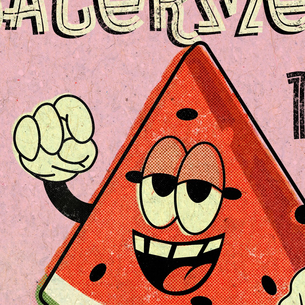 Rotoscopula's tweet photo. Watermelon guy 🍉💪Had fun giving this one a vintage comic / screen-print treatment.
The texture really makes the character work.Probably one of my favorites so far.
🍉#VectorArt #Illustration #CharacterDesign #RetroDesign https://t.co/cWprGx964s
