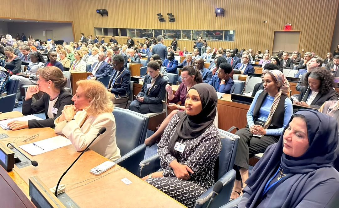 KhadijaMakhzumi's tweet photo. In New York, I participated in the high-level meeting, “The Invisible Architecture: Building Safe Digital Systems for Children – Advancing International Standards and Shared Responsibility,” held on the sidelines of UNGA81 and hosted by H.E. Emine Erdoğan, First Lady of the Republic of Türkiye.

I highlighted the Federal Government of Somalia’s commitment to protecting children and upholding their rights, including preventing violence, exploitation, and emerging risks in the digital environment. Protecting children in an increasingly digital world requires stronger safeguards, international cooperation, and shared responsibility.