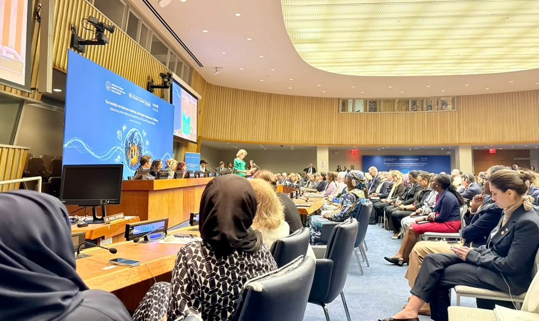 KhadijaMakhzumi's tweet photo. In New York, I participated in the high-level meeting, “The Invisible Architecture: Building Safe Digital Systems for Children – Advancing International Standards and Shared Responsibility,” held on the sidelines of UNGA81 and hosted by H.E. Emine Erdoğan, First Lady of the Republic of Türkiye.

I highlighted the Federal Government of Somalia’s commitment to protecting children and upholding their rights, including preventing violence, exploitation, and emerging risks in the digital environment. Protecting children in an increasingly digital world requires stronger safeguards, international cooperation, and shared responsibility.