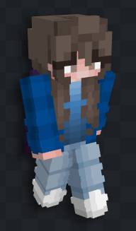 3Blahaj's tweet photo. Remade my skin from a year ago with my newer style https://t.co/XwGgeABapn