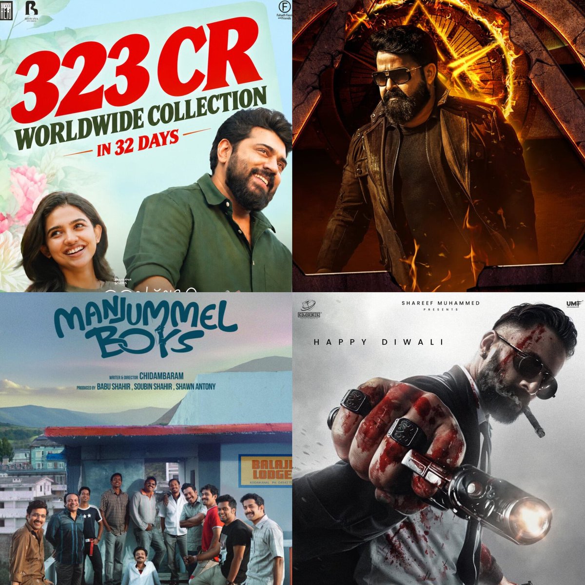 KeralaTrends2's tweet photo. Highest Grossing Film in Each Territory 

◆ #BethlehemKudumbaUnit - Kerala, UK, USA, Newzeland and Germany

◆ #Empuraan - UAE, GCC, Canada and Australia

◆ #ManjummelBoys - Tamil Nadu, Karnataka and Telugu States.

◆ #Marco - North India https://t.co/AyEKLXgPHE