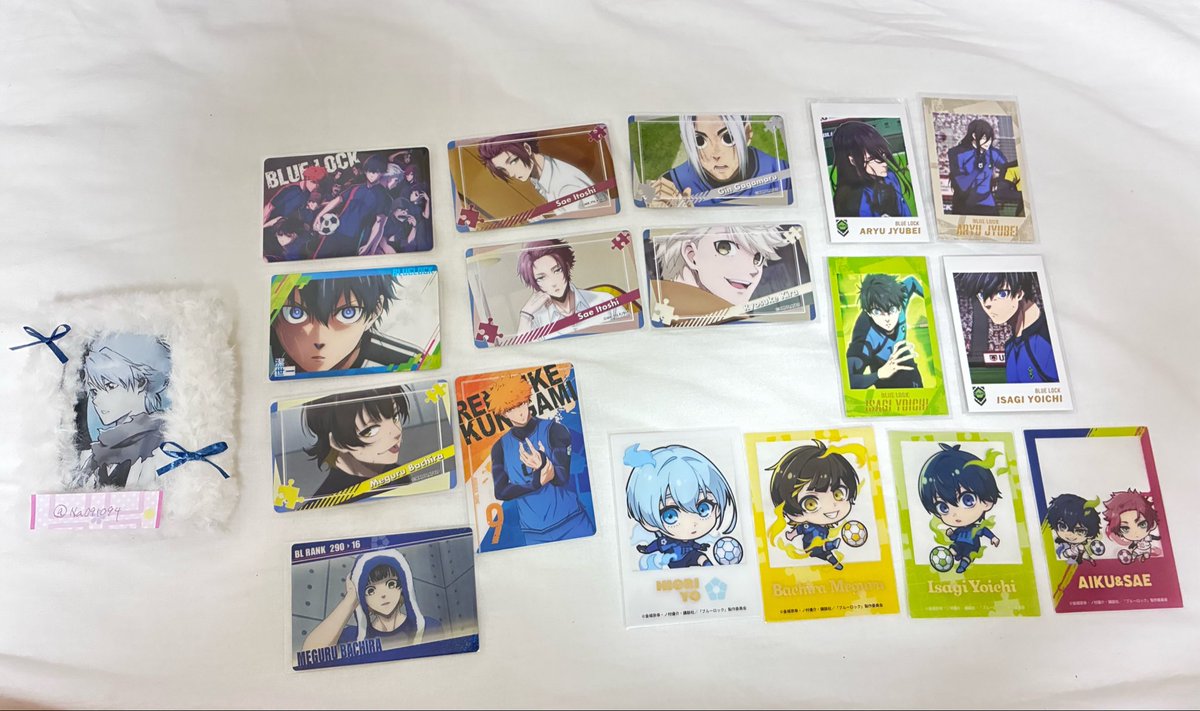 Na091094's tweet photo. ブルーロック 交換

譲）画像のもの

求）凪誠士郎 
        糸師凛     異種  同種

なんでも検討します。
差額などでの2:1なども可能です🙆‍♀️

郵便希望です📮

お気軽にお声掛け下さい🙇‍♀️ https://t.co/hYiygxPiE6