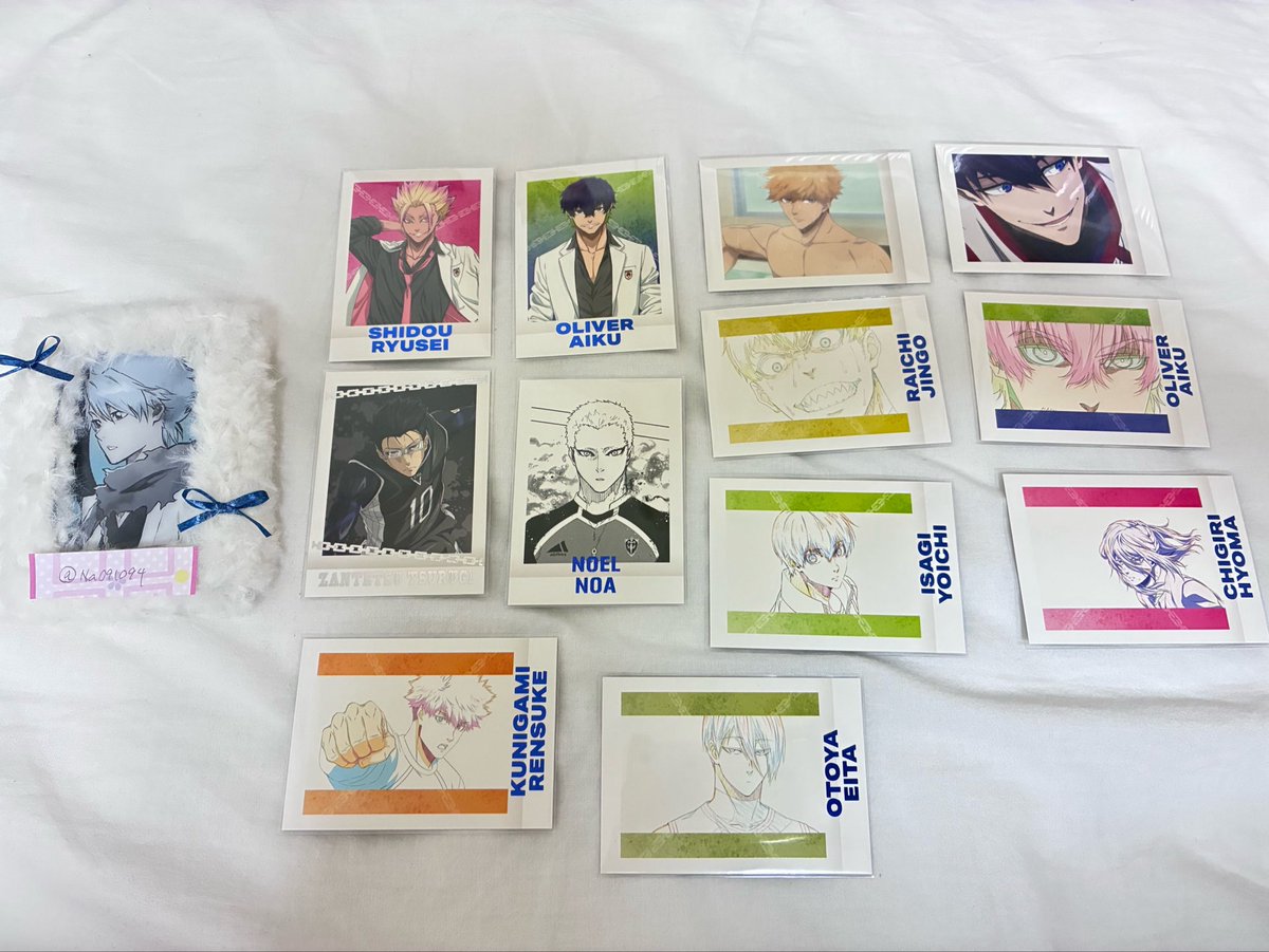 Na091094's tweet photo. ブルーロック 交換

譲）画像のもの

求）凪誠士郎 
        糸師凛     異種  同種

なんでも検討します。
差額などでの2:1なども可能です🙆‍♀️

郵便希望です📮

お気軽にお声掛け下さい🙇‍♀️ https://t.co/hYiygxPiE6