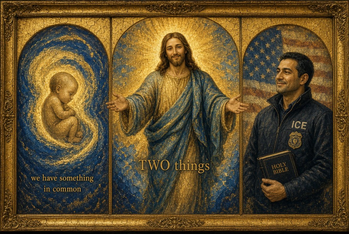 A8te_Ball's tweet photo. @KristanHawkins The two things, well, you figure it out.
#ChristianConcerns #FaithIssues
#StandWithICE #ICEAgents https://t.co/NoG46iarmK