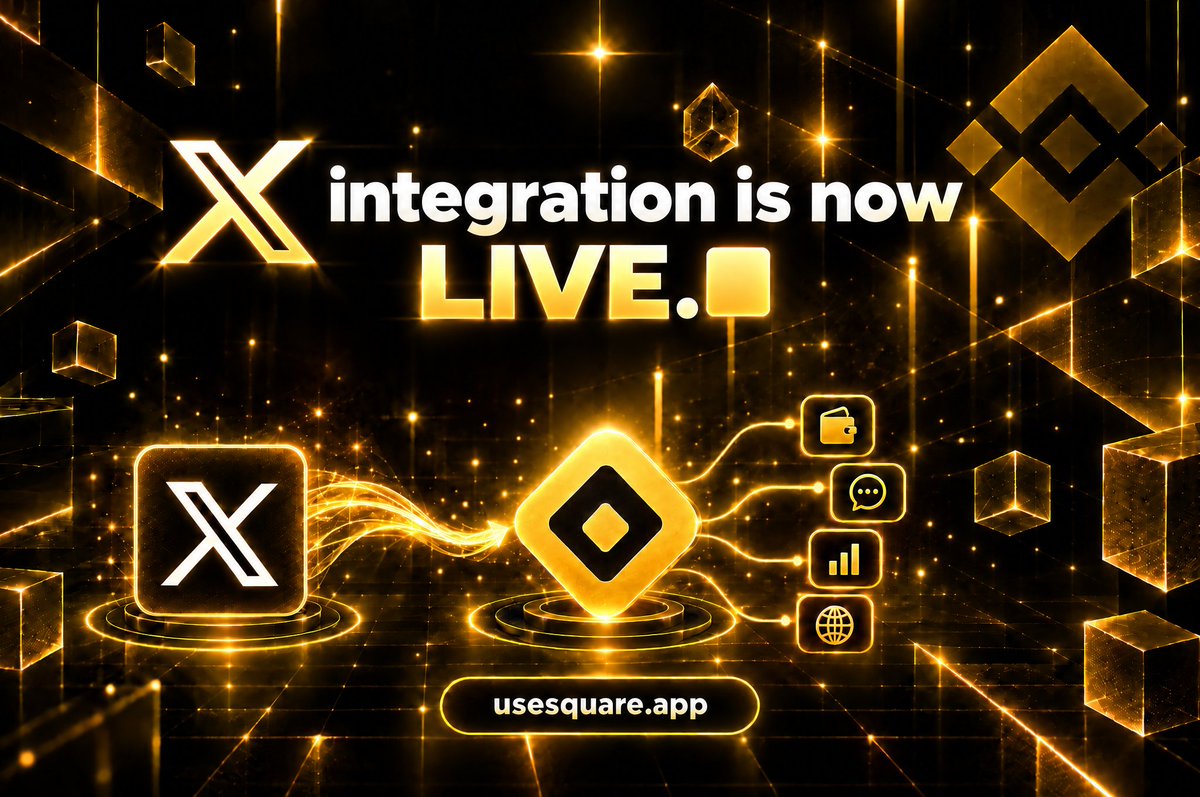 usesquareapp's tweet photo. X (Twitter) integration is now LIVE. 🟨

Square is one ecosystem connecting them all.

Square now pays X creators.

Launch a token on Flap that names any @handle on X. Its creator fees are held on-chain for them.

To claim: tweet a one-time code. Square spots it in about a minute. Claim to any wallet.

No sign-up, no forms.

https://t.co/QJeFMXPwfq