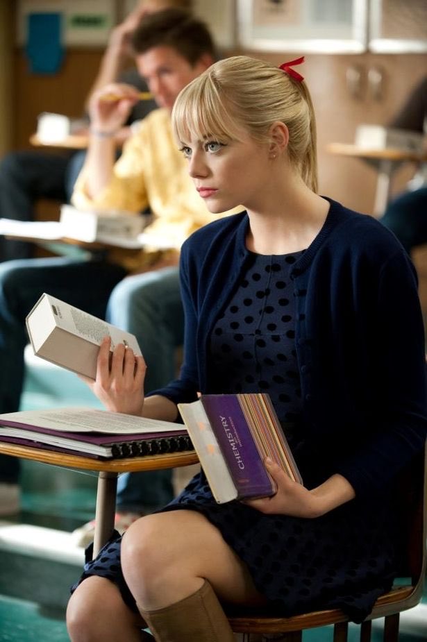 foop_sumin's tweet photo. I watched The Amazing Spider-Man with Andrew Garfield, and Emma Stone was absolutely perfect as Gwen Stacy. She fit the role so well — I loved her. https://t.co/gv0IOVBxUo