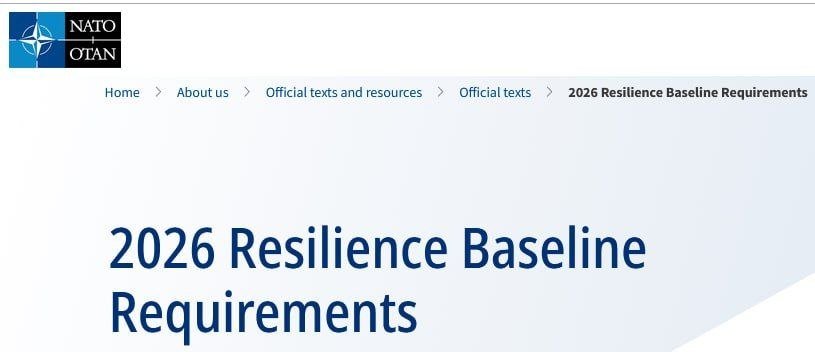 itsmeback_'s tweet photo. La NATO ha pubblicato i suoi primi requisiti per la preparazione civile in caso di una guerra su larga scala.

Il documento obbliga i paesi dell'Alleanza a garantire evacuazioni di massa, forniture di sangue e materiale medico, accesso ininterrotto all'acqua, al cibo e all'energia per i civili, nonché comunicazioni stabili, supporto governativo e una logistica rapida per il personale militare e civile.