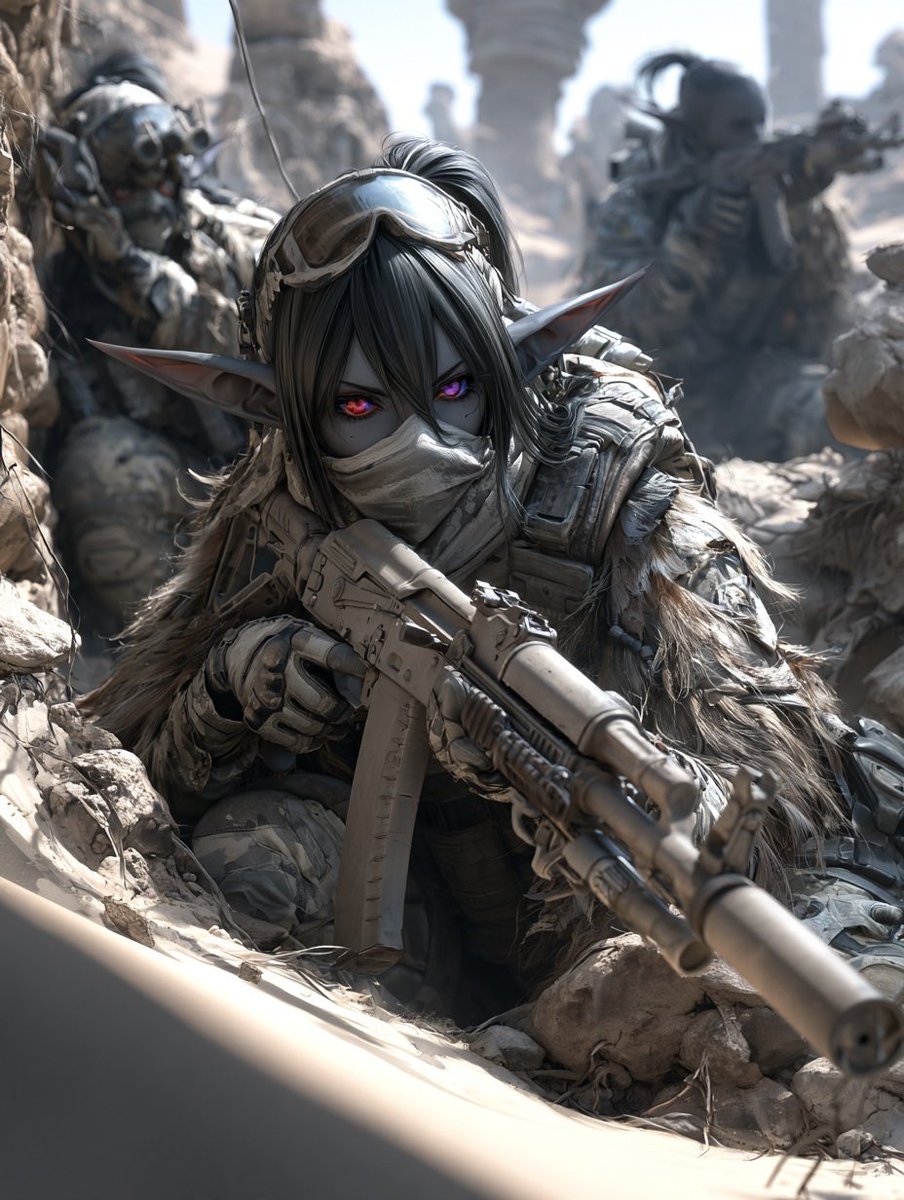uenrura's tweet photo. ELF//TACTICAL 010 โ REBELS ๐๏ธ
No flag.
No orders from above.
Only the desert, their comrades,
and a cause worth fighting for.
#ELFTACTICAL #TacticalElf https://t.co/vcFeuClXtm