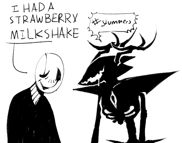 sillycircuitry's tweet photo. i liked the replies comparing us to gaster and dess https://t.co/grcXmfOC3E