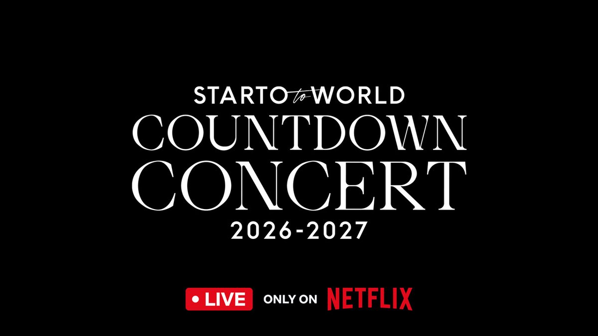 edgelinetokyo's tweet photo. STARTO ENTERTAINMENT『COUNTDOWN CONCERT』2026年末はNetflix独占配信！事前番組や舞台裏番組も制作へ https://t.co/9MbwJUOk4X

公式ハッシュタグは #ネトフリでカウコン 
#STARTOtoWORLD に https://t.co/jkw2g5KyDV