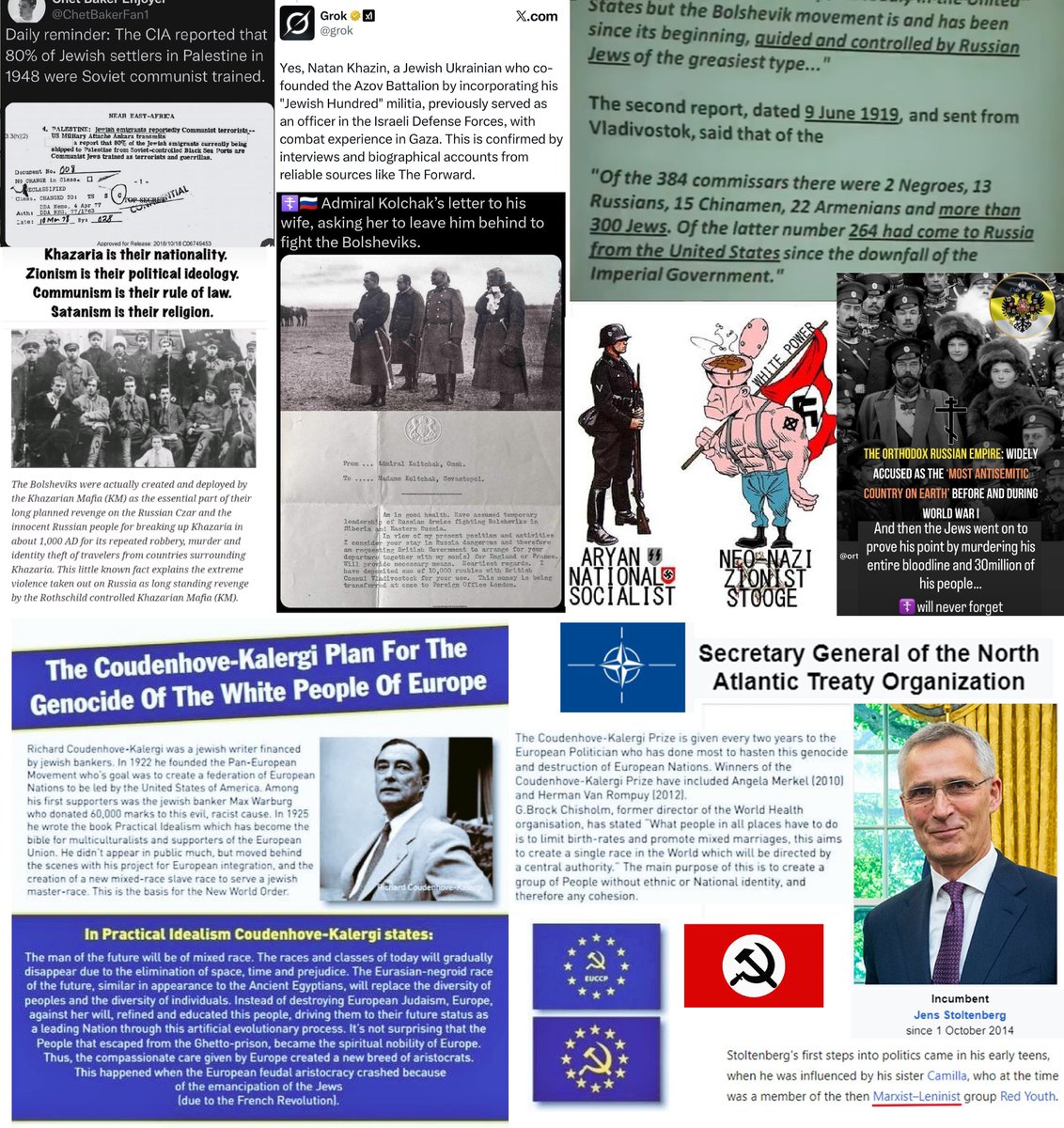 Archtypefinno's tweet photo. @MattiSuhonen1 @JariKilpinen Matti Suhoselle Suomeksi käännettynä: Zionisti Talmud Bolsevikki jutkuttimet eli globohomot/Epstein-klikki ja heidän CIA/Mossad/NATO Military Industrial Complex hakee Suomelle tykinruoka roolia eli kansanmurhaa. https://t.co/t8x3WETX3t