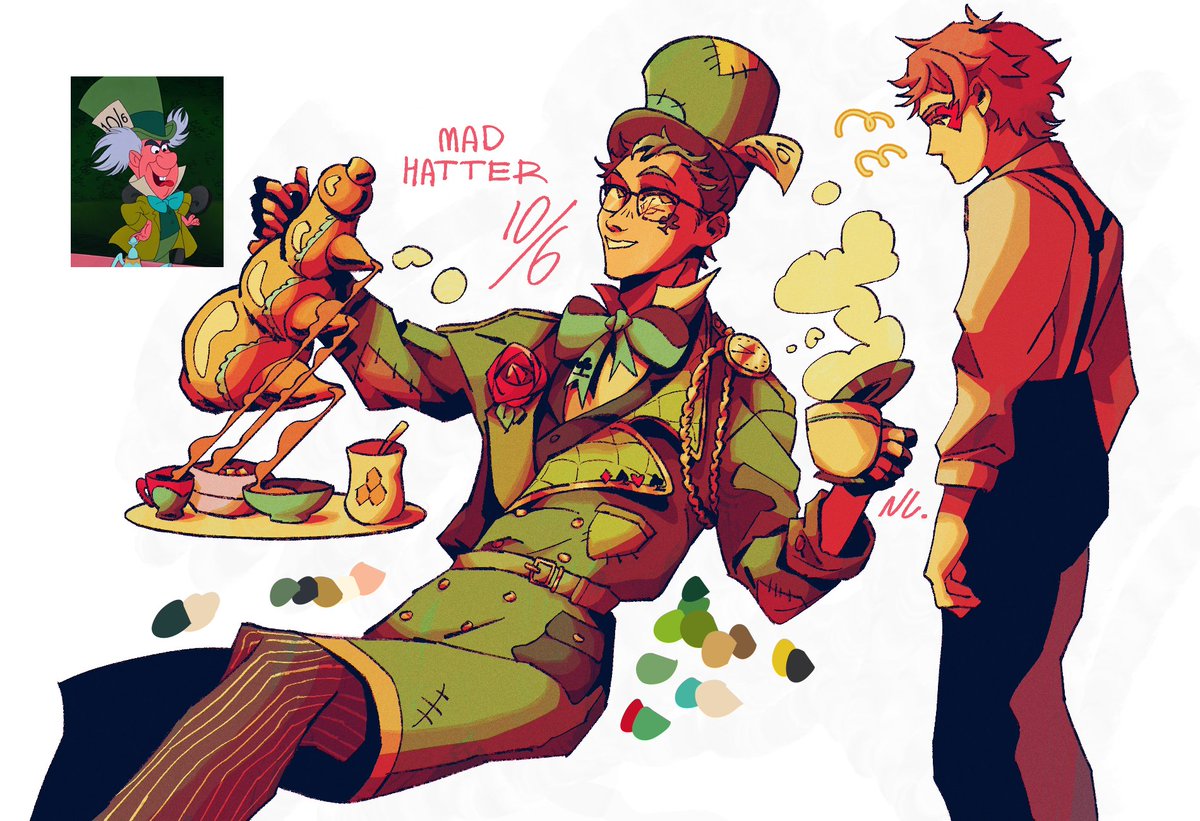 linwudaartefont's tweet photo. Ace's Adventures In Wonderland #AceInWonderland #TwistedWonderland #twstファンアート #AceTrappola #DeuceSpade #TreyClover #CaterDiamond #RiddleRosehearts #Heartslabyul https://t.co/e7IAd4F69R