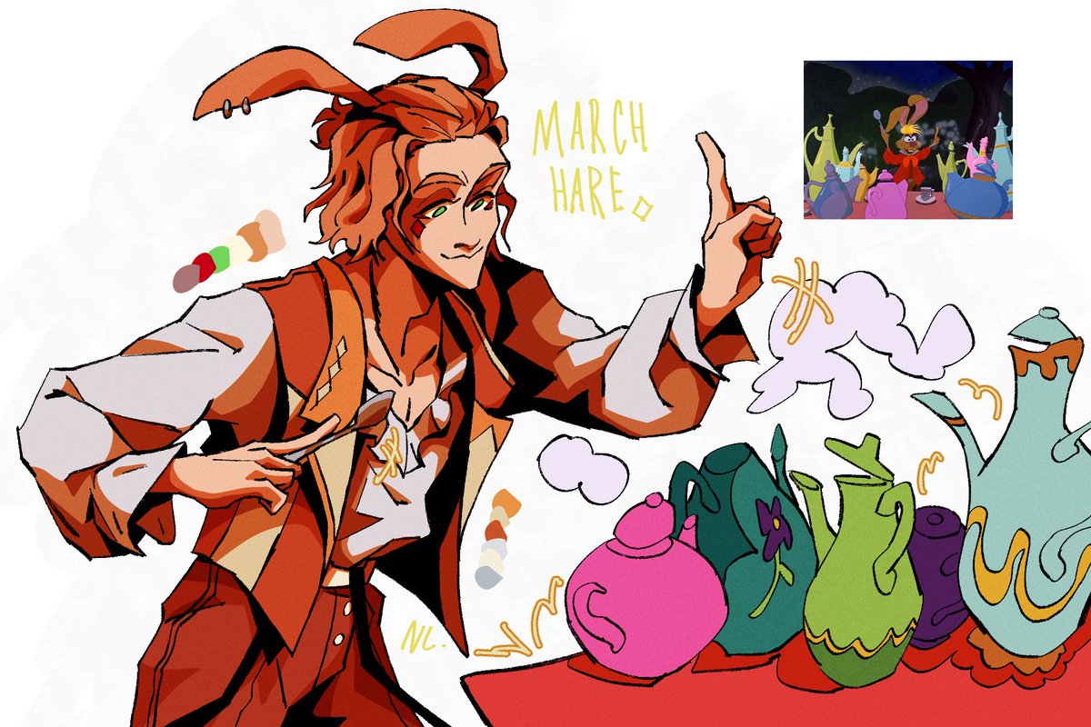 linwudaartefont's tweet photo. Ace's Adventures In Wonderland #AceInWonderland #TwistedWonderland #twstファンアート #AceTrappola #DeuceSpade #TreyClover #CaterDiamond #RiddleRosehearts #Heartslabyul https://t.co/e7IAd4F69R