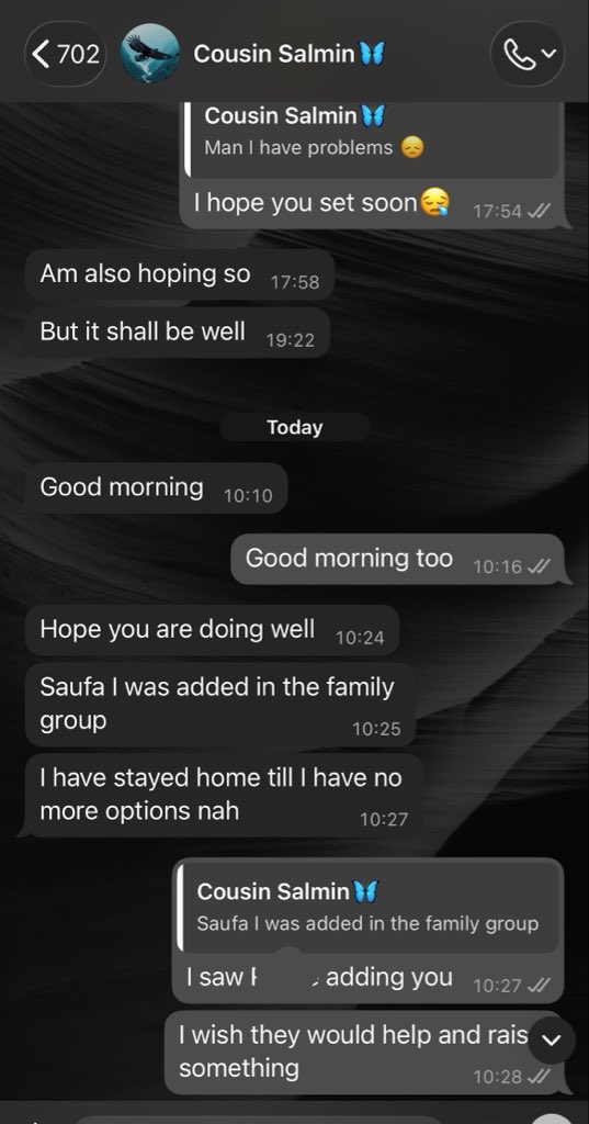 saufah_'s tweet photo. At this rate, I’ll do anything to keep my cousin in school. School opened long ago but he’s still home. He got a gov't sponsorship for a Medical Lab Tech diploma but still needs 1.2M–1.5M per sem (starting the second year)🙏

Tag anyone willing to help the boy child🙏 https://t.co/t2npxIpYVd