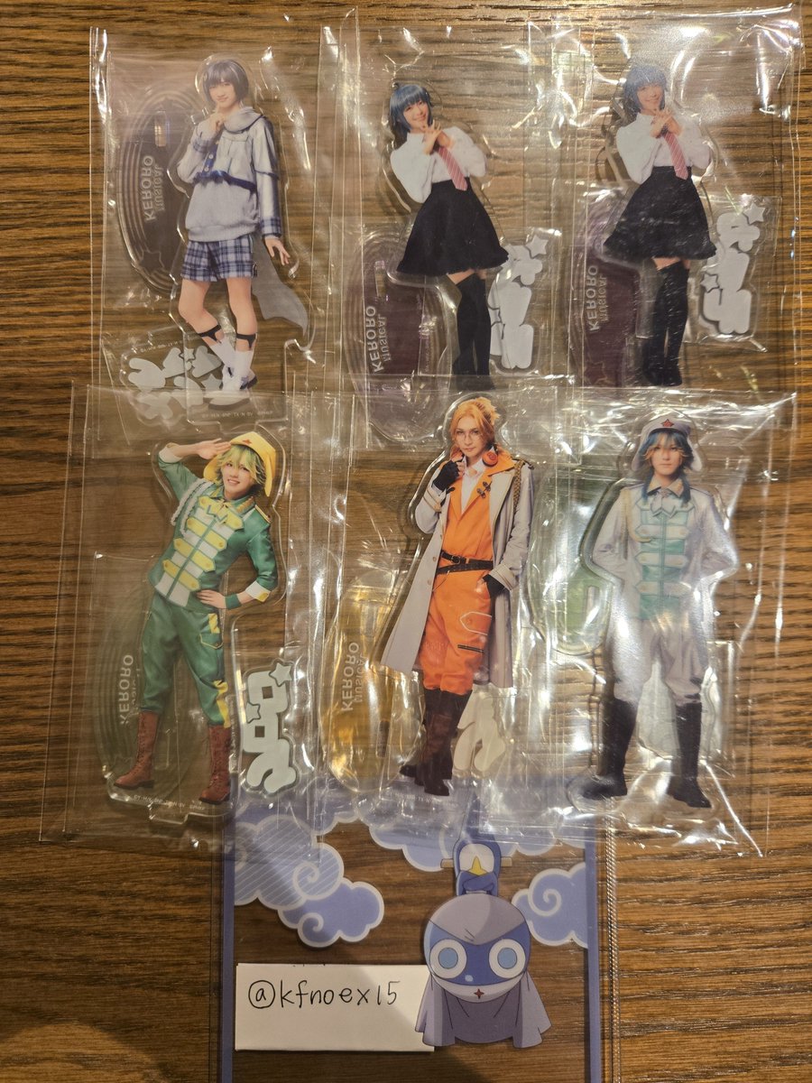 kfnoex15's tweet photo. 【交換】ケロロ軍曹 ケロミュ ランダム アクリルスタンド アクスタ フォトカード プリクラ風カード アクリルコースター

譲：ケロロ、クルル、メタケロロ、メタタママ、桃華、サブロー、メタギロロ、夏美、モア、ギロロ

求：ドロロ(同種)

9/25、9/26現地お手渡し希望
お気軽にお声掛けください。 https://t.co/yNWc2W2t6E