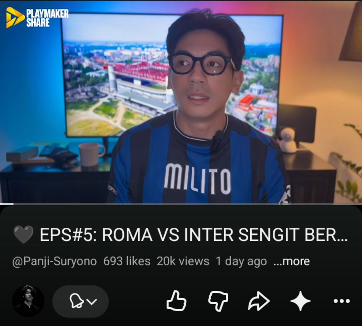 DokGooners's tweet photo. Di tengah kritikan bertubi-tubi soal dirinya akhir-akhir ini, gua pribadi cukup apresiasi bang Panji mencoba keluar dari zona nyamannya dengan bikin channel sendiri. 

So far, bagus loh ternyata ulasannya dan gak terlalu banget menganakemaskan Premier League, ada ulasan Serie A sama Persib.

Pada akhirnya, semua harus berdikari sih walau tetap kolaborasi itu penting.