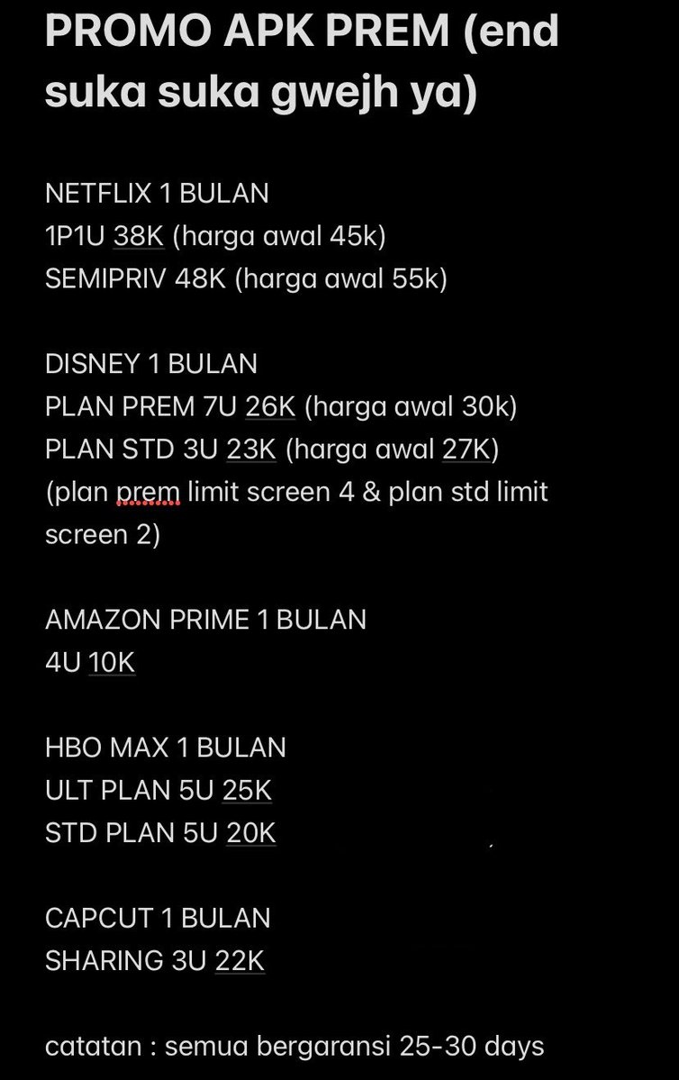 loivngl's tweet photo. promo apk!!! (end nya kalau stok udah abis)

bisa langsung wa ke https://t.co/H0raVOhskH yaa! aku mau ngabisin stok #zonauang https://t.co/9RZv7sba7U