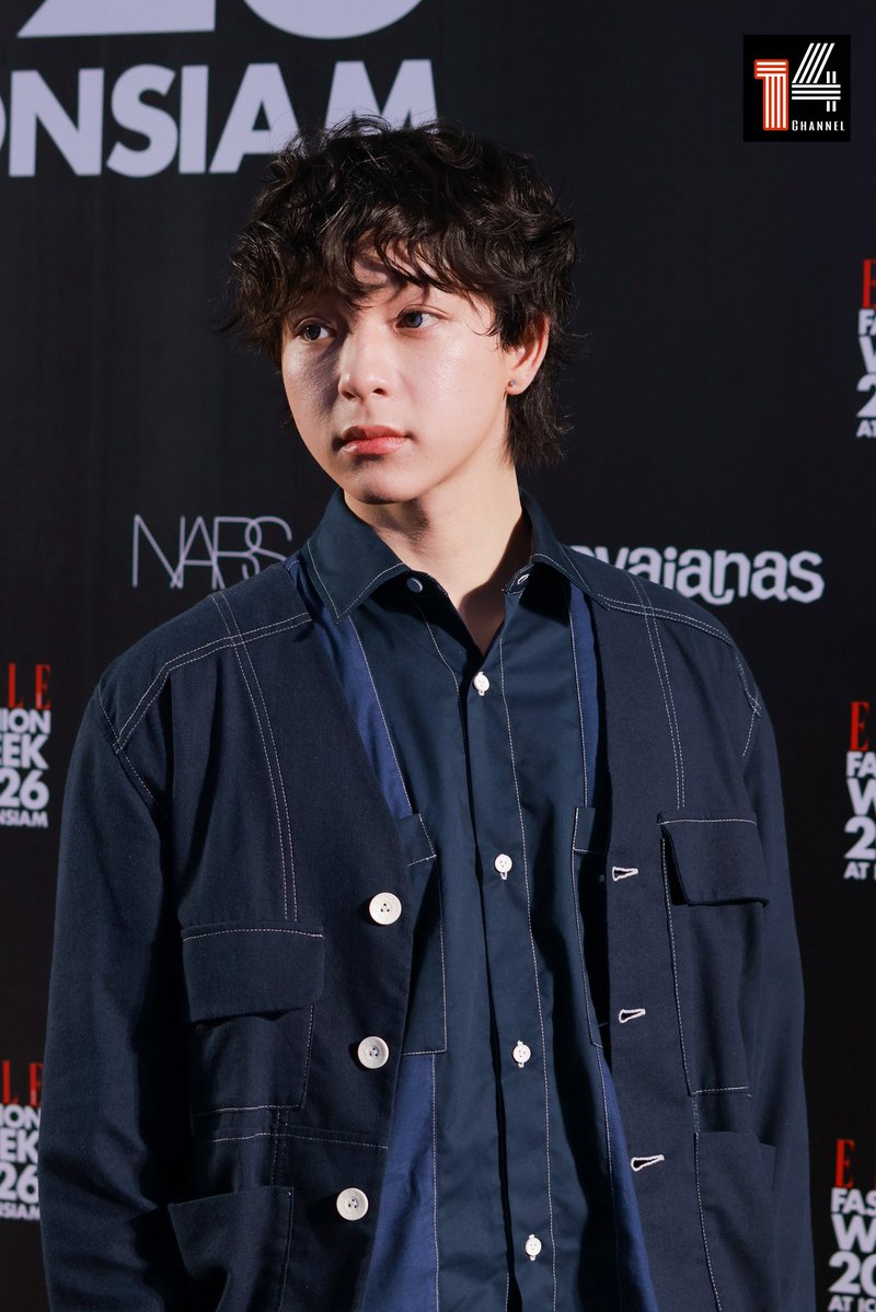 fourteenchannel's tweet photo. "บาส หัสณัฐ" ร่วมงานแถลงข่าว "ELLE Fashion Week 2026"✨❤️

#ELLEFashionWeek2026xBas
#บาสเด็กอ้วนที่แท้จริง #bbasjtr
#ELLEFashionWeek2026
#EFW26ATICONSIAM https://t.co/MpBPa9VHra
