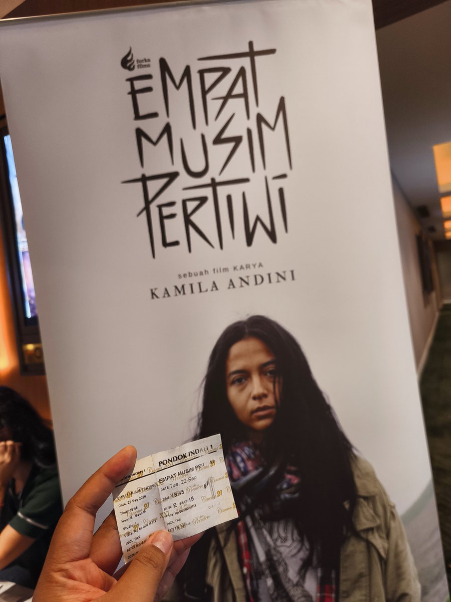 WatchmenID's tweet photo. Akhirnya berkesempatan nonton perwakilan resmi Indonesia ke Oscar 👊💥 letsgo!!!! https://t.co/Ia684B3UZs