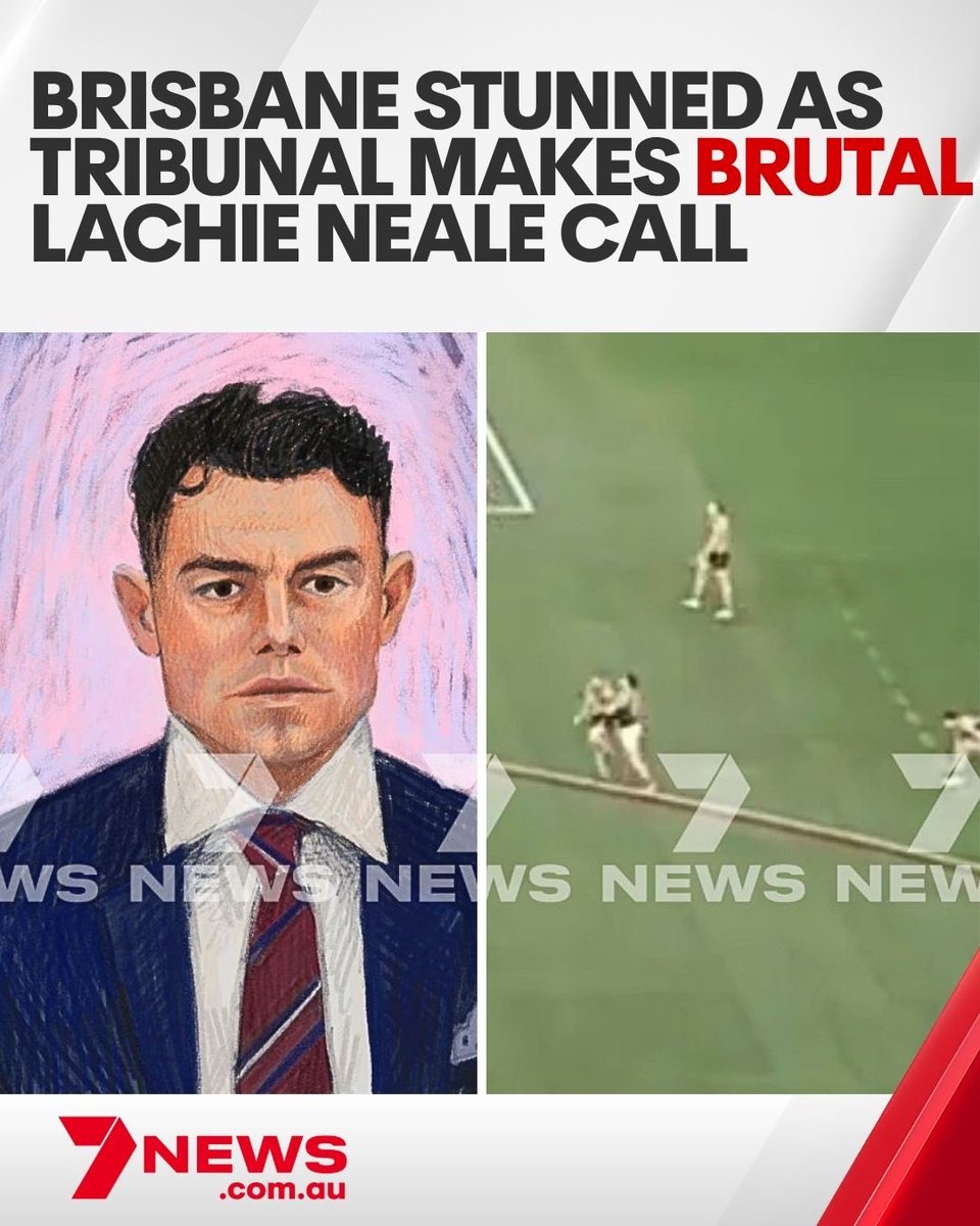 7NewsAdelaide's tweet photo. BREAKING: Brisbane is expected to head to the AFL appeals board after failing to quash Lachie Neale’s suspension and have him available for Saturday’s historic grand final. https://t.co/6gxhuMRefN https://t.co/UE0odIHaB2