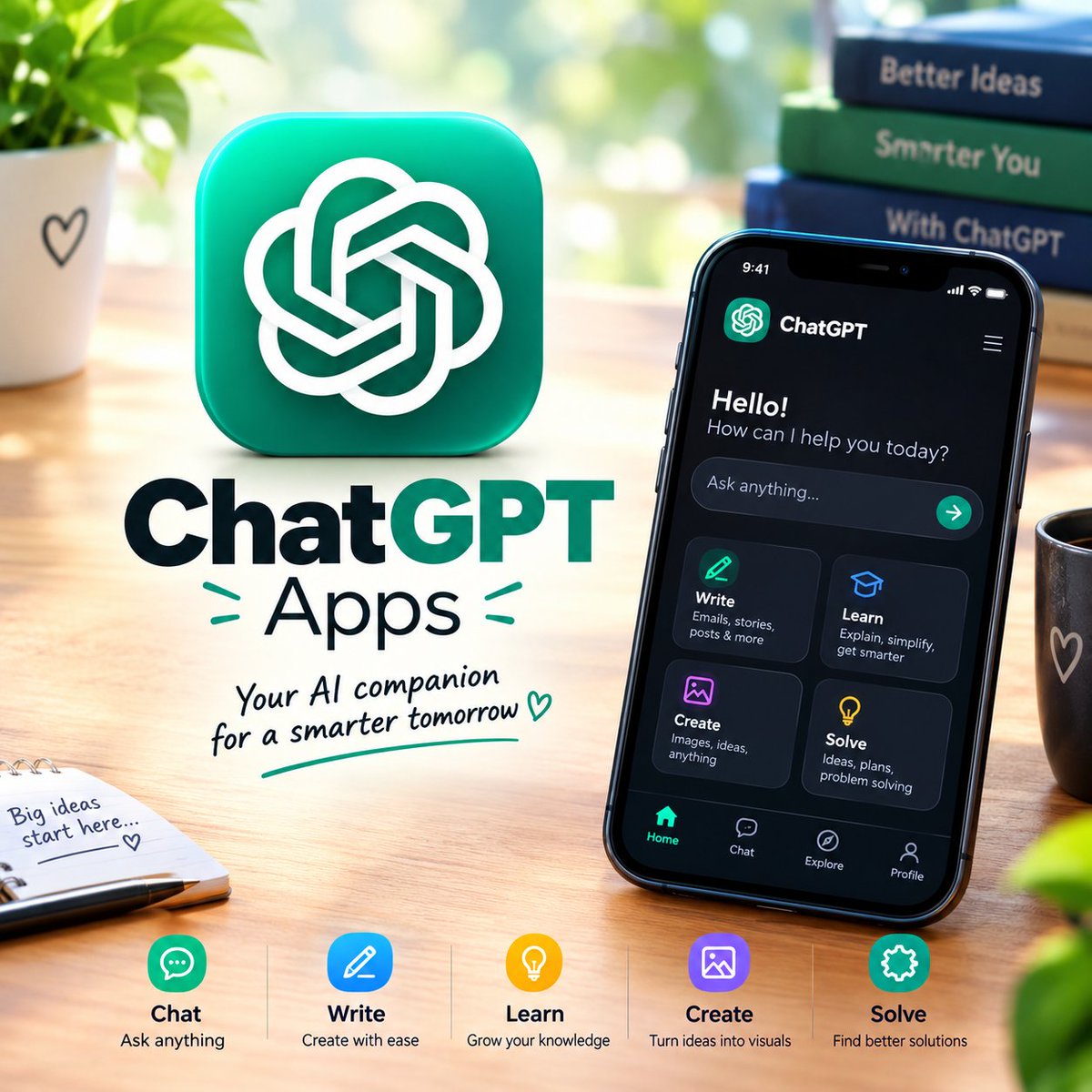 Shukhi_coder's tweet photo. ChatGPT is truly a game-changer in the world of AI!  It’s like having an all-in-one assistant, mentor, and creative partner right at your fingertips.

​Here’s how it adds massive value to our daily lives 📩👇 https://t.co/6ioVstNp4l