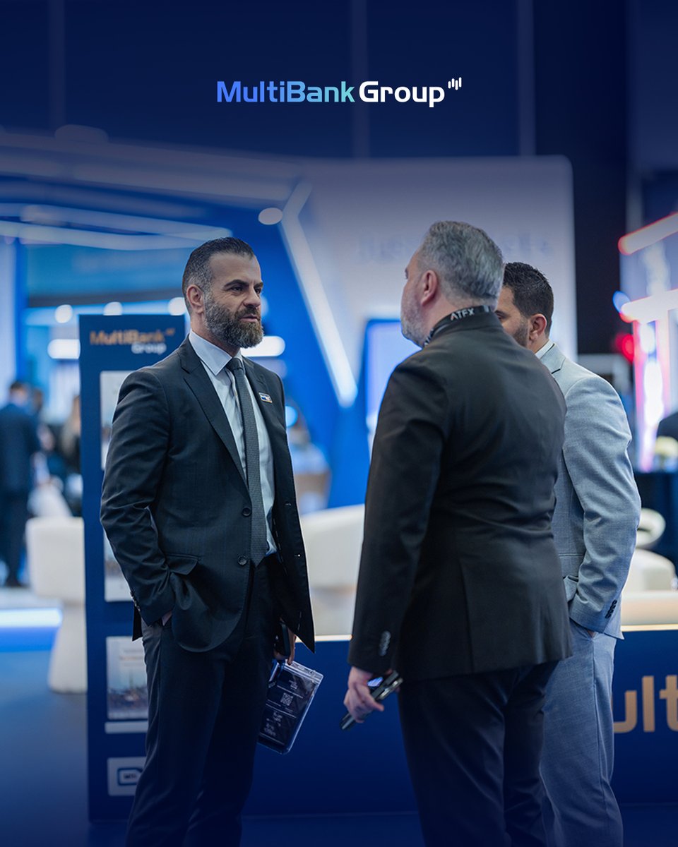 multibankgroup's tweet photo. Day 1 is well underway at Forex Expo Dubai 2026, and the energy at the Dubai World Trade Centre is great! 🙌
The MultiBank Group team is on the floor today and tomorrow, meeting and speaking to traders and partners from all over the world.
There is still time to catch us today.
We're at Hall 4, Booth 150 until 18:00.
Come by and say hi!
