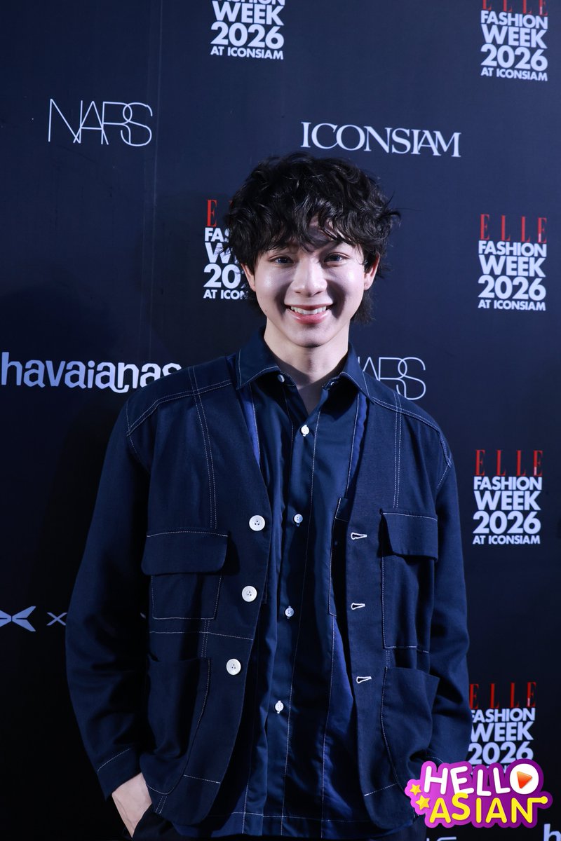 Hello_asian's tweet photo. ยิ้มเท่ห์ๆ จากเจ้าเด็ก 

#ELLEFashionWeek2026xBas
#บาสเด็กอ้วนที่แท้จริง 
#ELLEFashionWeek2026
#EFW26ATICONSIAM 
#SeeYouAtTheTent https://t.co/riq6eazGh2
