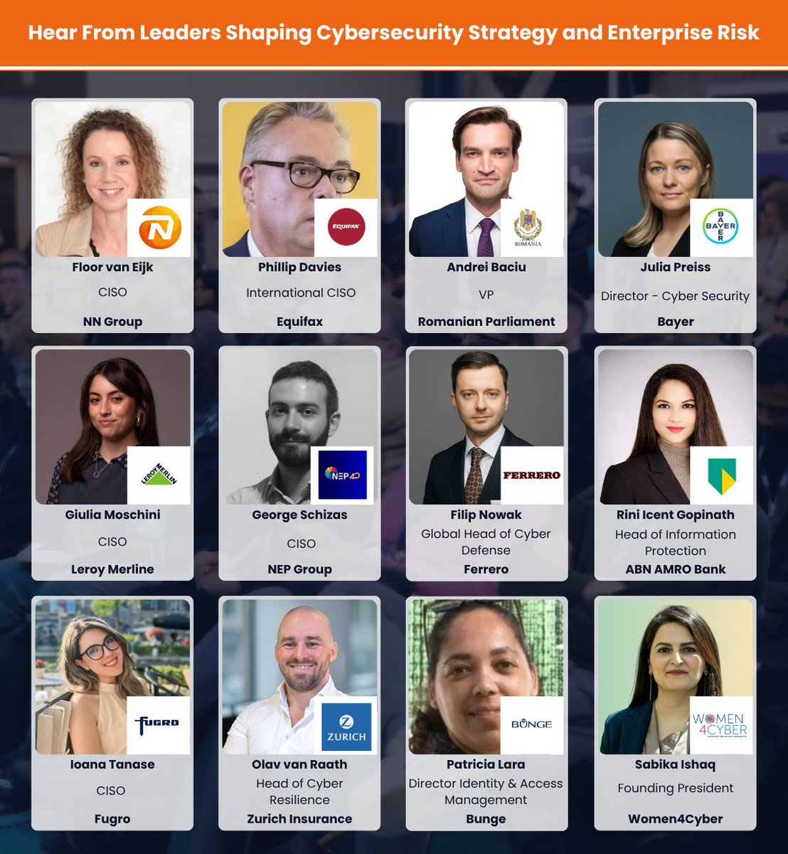 CyberSec_Expo's tweet photo. Just 4 weeks to go until Cyber Security &amp; Cloud Expo Europe at RAI Amsterdam. Hear from leaders across NN Group, Equifax, Ferrero, Bunge, Honeywell, NEP Group and more, alongside experts across the wider TechEx stages. 👉 Register &amp; learn more: https://t.co/4QUwfQFUc1 #CyberExpo https://t.co/lytvWThGQN