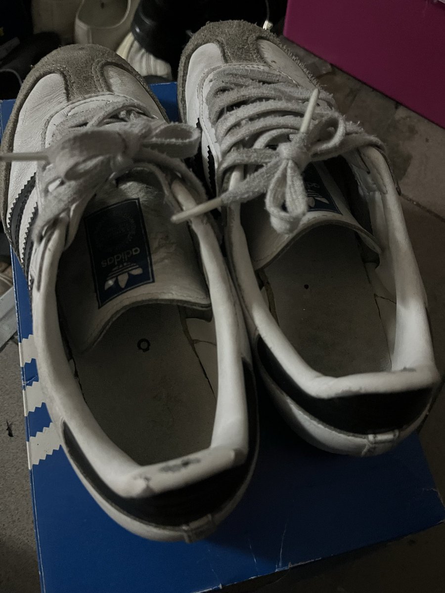 jerinjeryn's tweet photo. 👟 Samba OG 🖤
Size 23.5 cm. สภาพตามภาพนะคะ ขอคนรับสภาพได้ค่าา 🫶🏻 แม่ค้าทำความสะอาดเพิ่มเติมก่อนจัดส่งค่ะ ✨
💸 ราคาตามภาพ รวมส่งแล้ว
สนใจสอบถามเพิ่มเติม / ขอรูปเพิ่ม ทักมาได้เลยน้า 💌
#SambaOG #AdidasSamba #รองเท้ามือสอง #ส่งต่อรองเท้ https://t.co/uNgrNzB5ts
