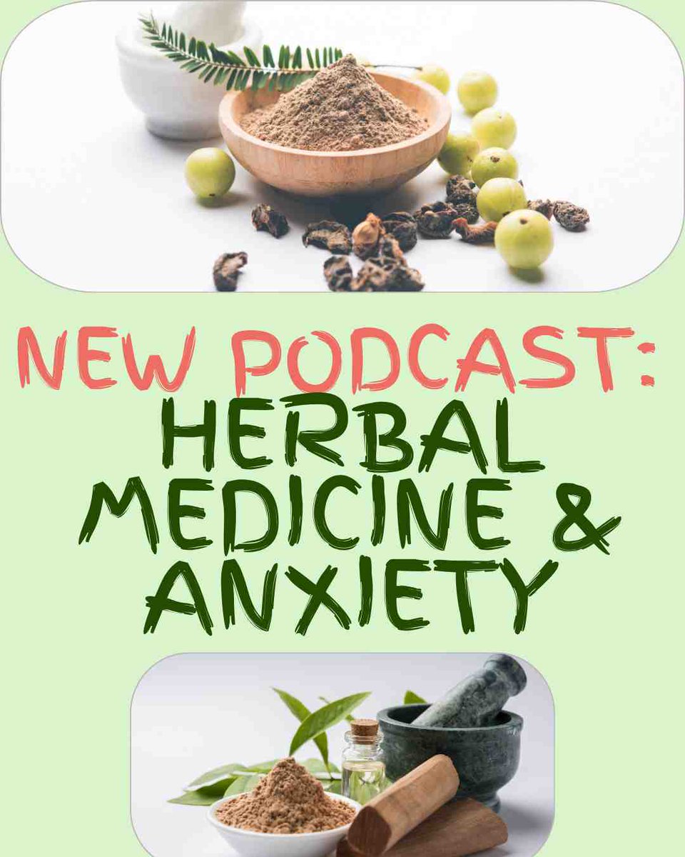 AnxietyUK's tweet photo. 🎙️🌿 September’s podcast is on anxiety &amp; herbal medicine.

In this episode, Wendy, medical herbalist from Napier’s  Herbalists, discusses herbal remedies for anxiety and answers some of the questions you may have always wanted to ask. 🌱 Listen here: https://t.co/d9Ma1zrBFI https://t.co/ibVHMBDXGU