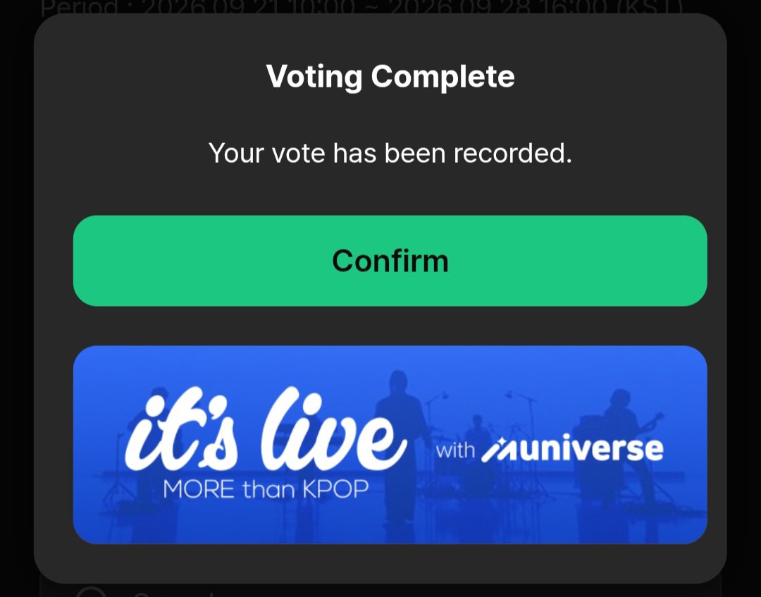 voteforpjm2's tweet photo. 🗳Muniverse D_6
October Birthday Vote🎂

Please don’t forget to cast your daily 5 votes for Jimin across all your accounts!

1 vote = 1 Gold lumy/ 5 Ad lumy
Voting is limited to 5 votes per day

🏆 Winner Reward:
Birthday advertisement displayed on the MBC Media Ocean Billboard every weekend throughout October.

How to collect free Blue Lumy
Go to Store > Lumy Station
✔️Lucky wheel (requires 15 Gold lumy per spin)
✔️Watch video ad (20 ads per day)
✔️Complete missions
 Blue Lumy is valid for 60 days.
 Gold Lumy can be obtained by purchasing.
(To switch acct, click your profile> scroll down and click Log Out)