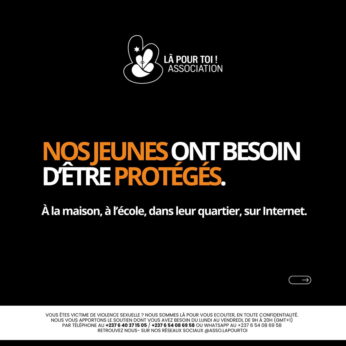 LapourtoiCm's tweet photo. Un autre drame. Une autre enfance brisée. Jusqu’à quand ?

#lapourtoi! #osonsenparler #droitsdelenfance #protectionenfance https://t.co/TPharkWgec