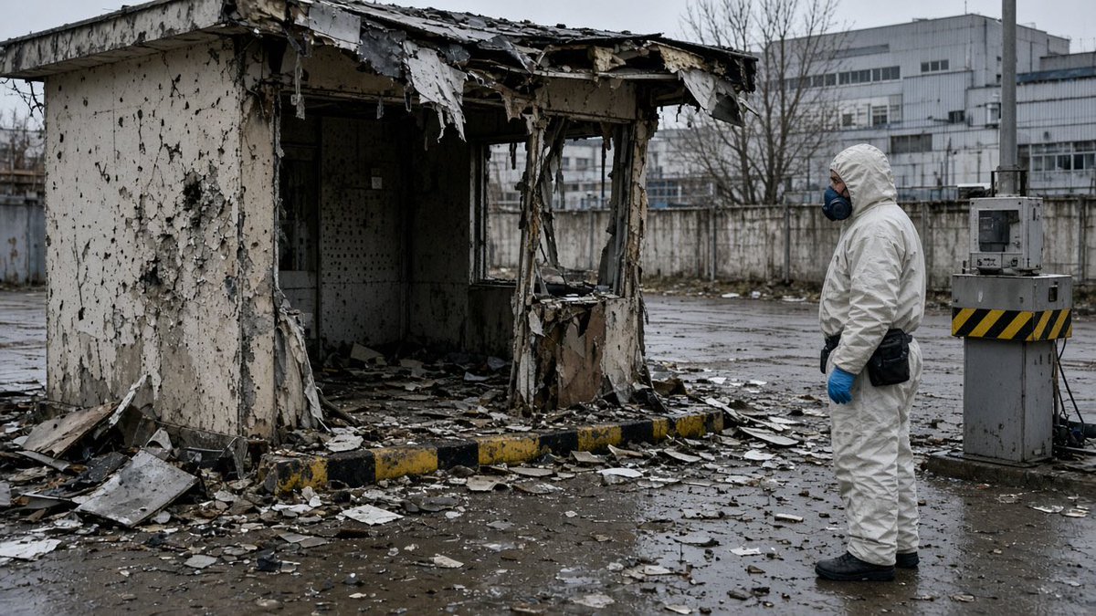 webmty_com's tweet photo. ⚠️ Kiev decidió que la central nuclear de Zaporiyia necesitaba más emoción y atacó su puesto de control de radiación, porque nada dice “paz” como jugar a los dados con un posible desastre radiactivo en la mayor planta de Europa. Brillante.
#Zaporiyia #Kiev #EnergiaNuclear https://t.co/Qkg8wM3bVK