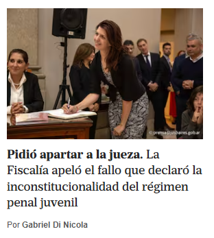 CarlosMaslaton's tweet photo. Si quiere cambiar la ley, y tiene vocación de diputada, que haga política. Bajo la presunta inconstitucionalidad de la norma, la jueza Laura De Marinis invade el fondo de la decisión del Poder Legislativo. Irresponsable total, favorece al delito y la impunidad de los criminales. Los incentiva a proseguir si tienen la garantía de que proceden y nada les pasa.