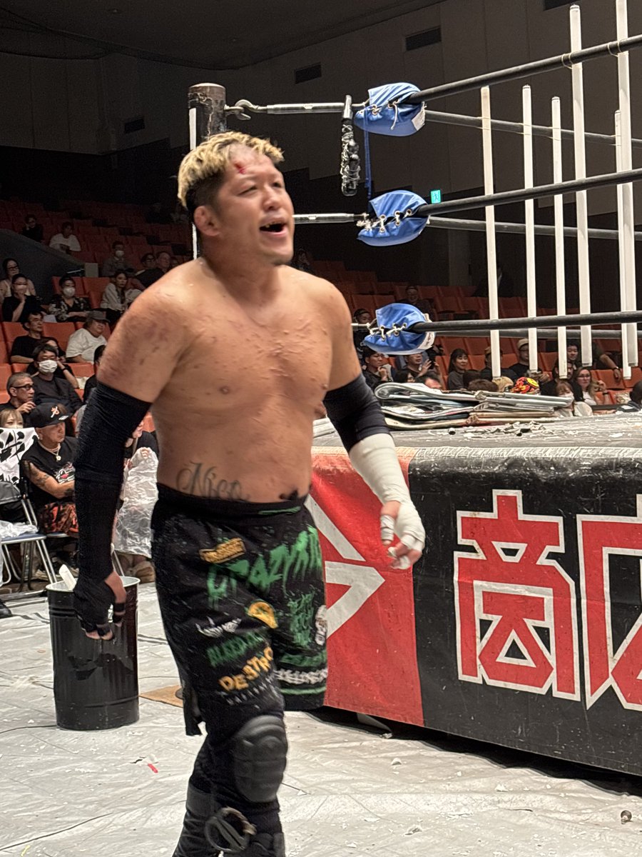 wwafc1's tweet photo. アブ小vs竹田‼️
アブ小選手、今日も気迫が溢れ出す🔥
#bjw https://t.co/IAx036oE5P