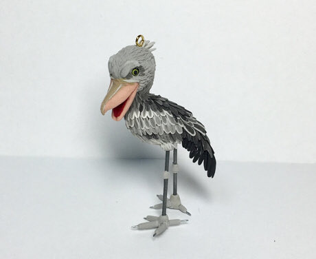 moranbaba's tweet photo. 先日のハシビロコウに続いて、こちらはかなりディフォルメして海外のアニメキャラっぽくなったハシビロコウさんです。
ちょっと意地悪そうな顔してます💦

#クレイアート  #粘土細工
#再製作　#ハシビロコウ　
https://t.co/YLZuKpo2tF
https://t.co/zvmiQJPYk9 https://t.co/DMhKzjiTl1