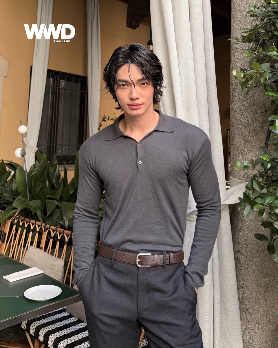 WWDThailand's tweet photo. ส่องลุค ‘วิน เมธวิน’ Prada Brand Ambassador ก่อนเข้าร่วมชมโชว์คอลเลกชั่น Prada Spring/Summer 2027 Womenswear

#WWDThailand
#Prada 
#PradaSS27 
#Winmetawin https://t.co/ygLSImEMVL