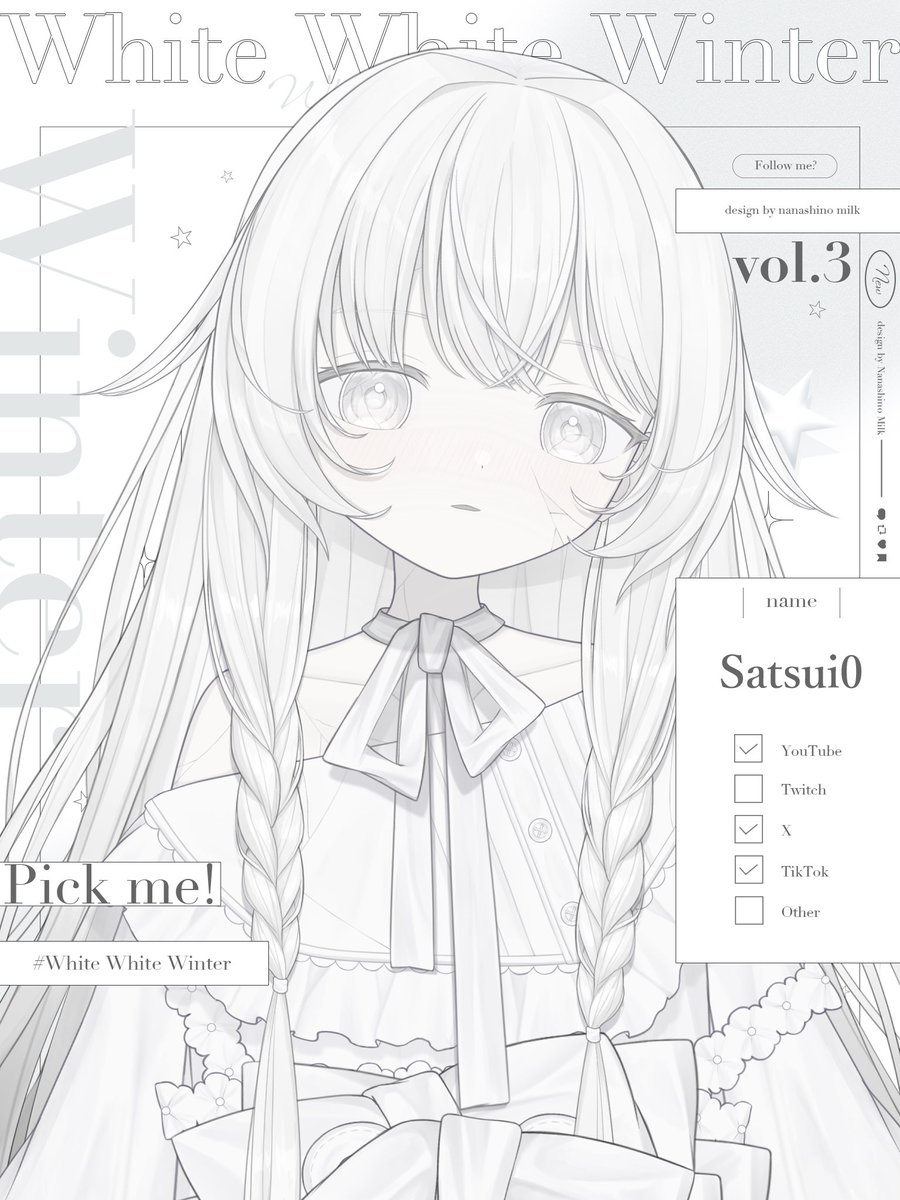 satsui_0's tweet photo. ┊ #9月のVTuberフォロー祭り┊ 

✧デビューから2ヶ月立ちました.ᐟ
✧主に雑談、歌枠、ゲーム等ᯤ̣

かなりまったり活動ですがよければ遊びに来て下さいね… .ᐟ

#シルバーウィークはフォロワーさんが増えるらしい https://t.co/GIUNfXF4uU