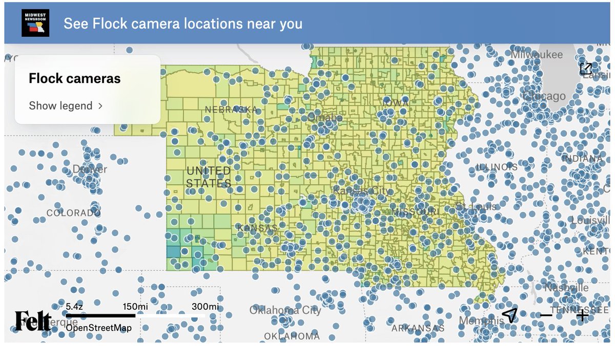 NPRMidwestNews's tweet photo. “Simply by going about your business...means you are entered into a government database, and your movements can be searched.”

This story from Luke Nozicka and Chad Davis shows just how pervasive and unchecked Flock and similar tech are now.

Read/listen https://t.co/a7S0oTYd4U https://t.co/tvLTYkQETe