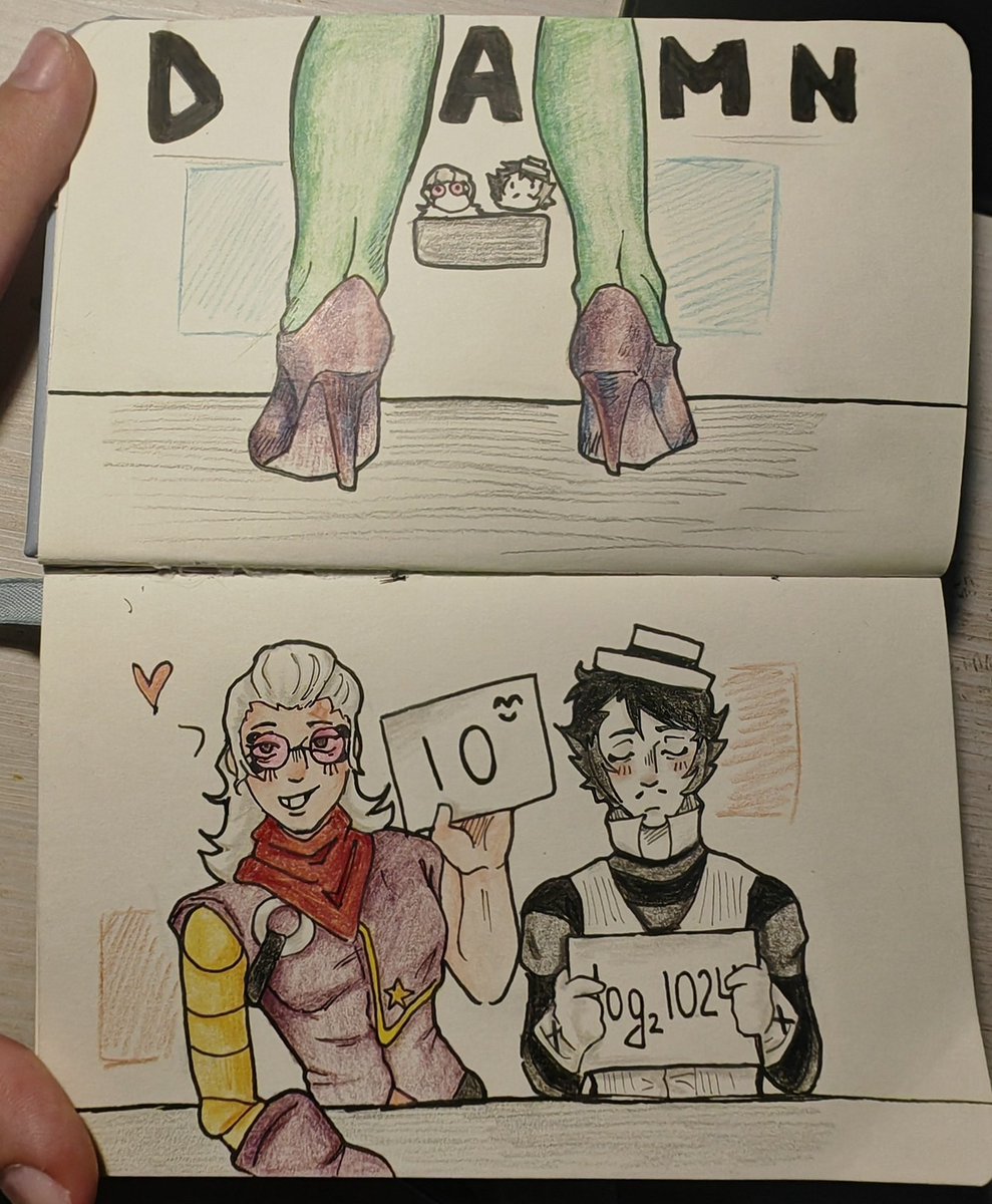 kolyanckis's tweet photo. my sketchbook:p #Lola #Gray #BrawlStarsArtㅤㅤ https://t.co/cNesmsNONX