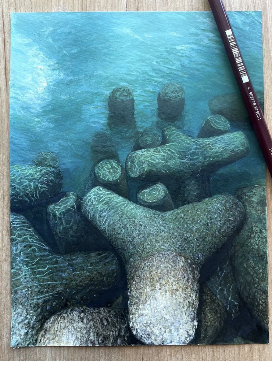 towa_sea_art's tweet photo. 高校時代の絵と、鬱になっていた頃の絵。

スランプになった時、思い出すようにしてる https://t.co/LjHdT9Kdlu