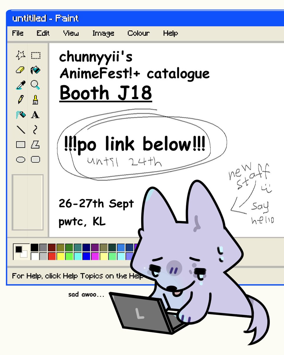 chunnyyii's tweet photo. [🔁🩷 appreciated!]
Hellllloooo it's been foreverrr!!!(*꒦ິ꒳꒦ີ)💦  I'll be at AnimeFest!+ this weekend! Please come visit us and chat!

🍤 Booth Number: J18
🗓️ 26th -27th Sept 2026
📍 PWTC, Kuala Lumpur
Reservations OK! INFO🔗👇
#animefest2026 #animefestplus https://t.co/ASsqDrQkT9