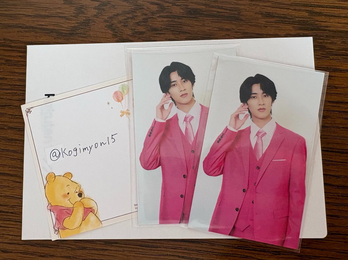 kogimyon15's tweet photo. @harinezumi_th 検索より失礼します。
当方お見送り会メインビジュ衣装トレカの曽野さんを所持し��おります。
��種佐野さんとの交換をしていただけないでしょうか？
ご検討をよろしくお願いいたします。 https://t.co/5bQjIW3A3b