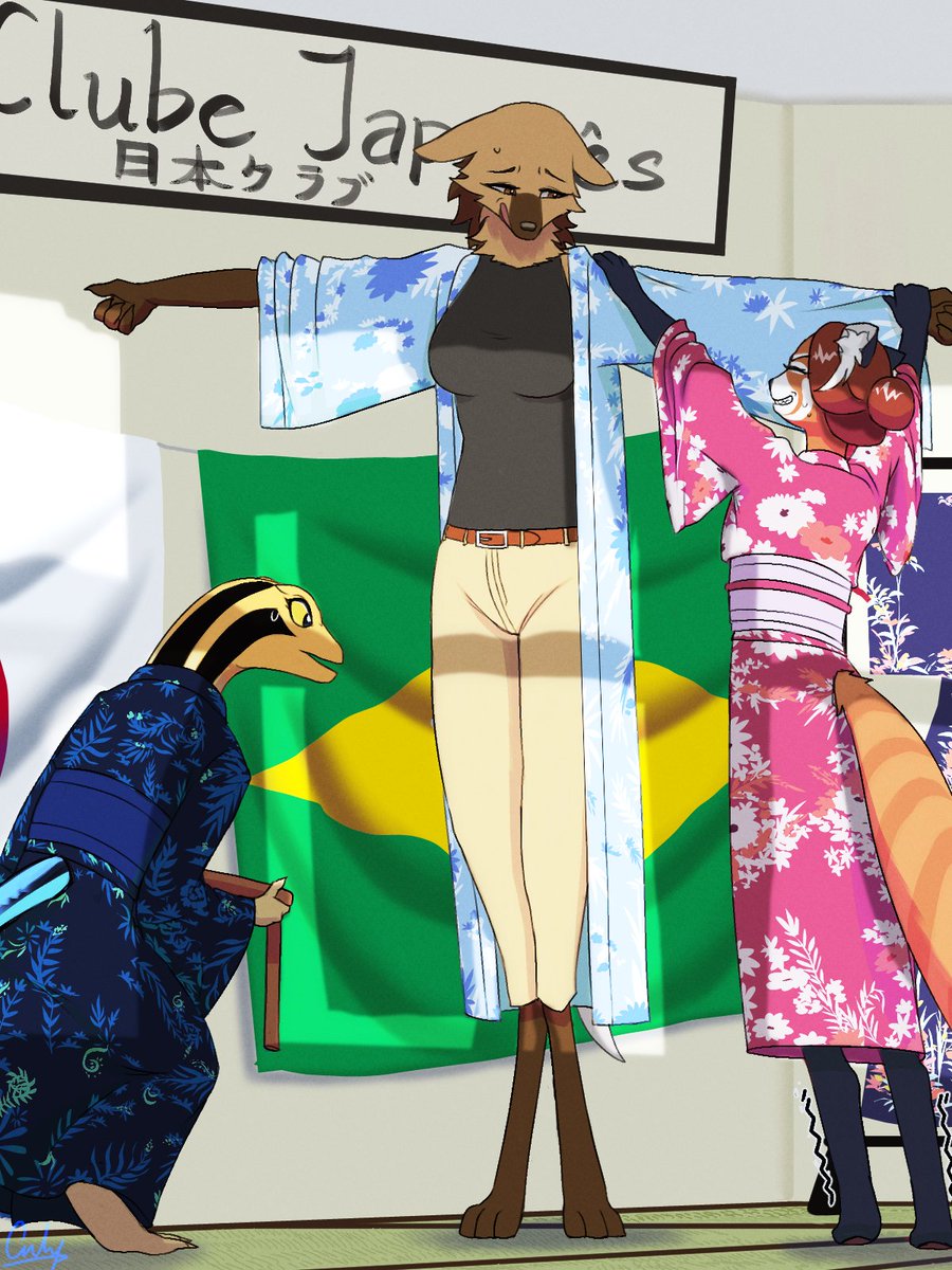 Ylno24437's tweet photo. Cultural festival. #furryart https://t.co/7VyFb3sePH