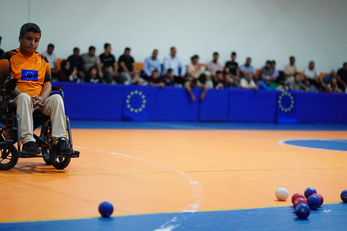 ABBMSanliurfa's tweet photo. Şanlıurfa’da “Sporla Hayata Tutunmak” etkinliği!

2026 Avrupa Hareketlilik Haftası kapsamında; 🏀 tekerlekli sandalye basketbolu, 🎯boccia ve 💪bilek güreşiyle sporun birleştirici gücüne dikkat çekildi.

💙Herkes için erişilebilir ve kapsayıcı bir kent!
#AvrupaHareketlilikHaftası https://t.co/3GQBy7rAnp