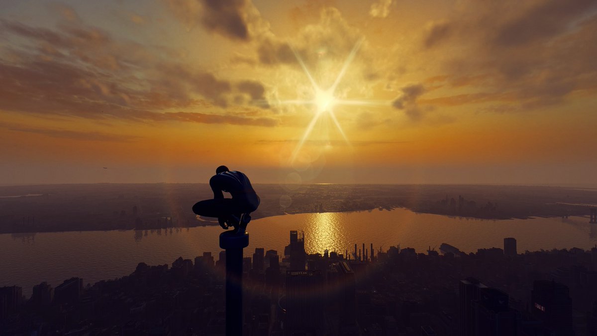 amuka's tweet photo. いい感じのスクショが撮れてふふーんとなるゲーム
#spiderman 
#ps5 https://t.co/jn68uy9KjN
