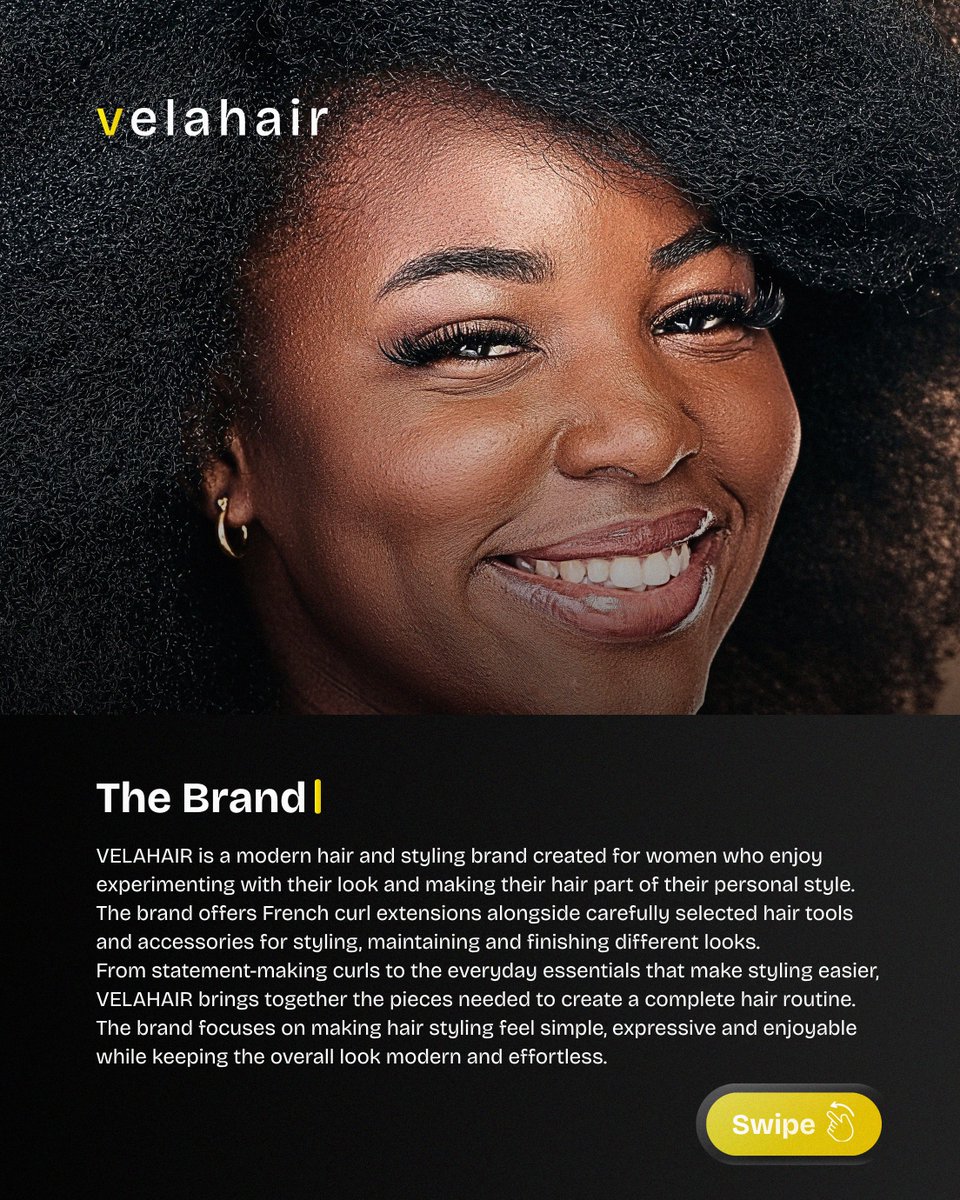 _demidesigns's tweet photo. VELAHAIR 🤎✨
Really enjoyed working on these flyers. The goal was to keep each one different while still making them feel like they belong to the same brand.
Anyway, here’s how it turned out. 👀
#graphicdesign https://t.co/I5oIpTXFez