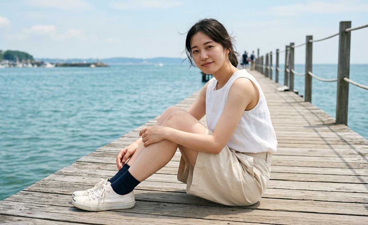 acounttest5's tweet photo. #ポートレート #海 https://t.co/wGUzgB02v3